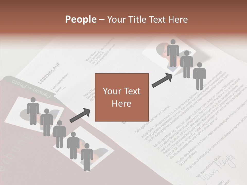 White Holding Hands Close Up PowerPoint Template