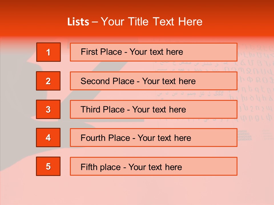 Senior  Hold Two PowerPoint Template