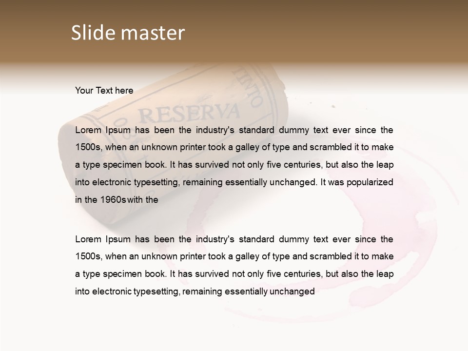 Elderly Human Old PowerPoint Template