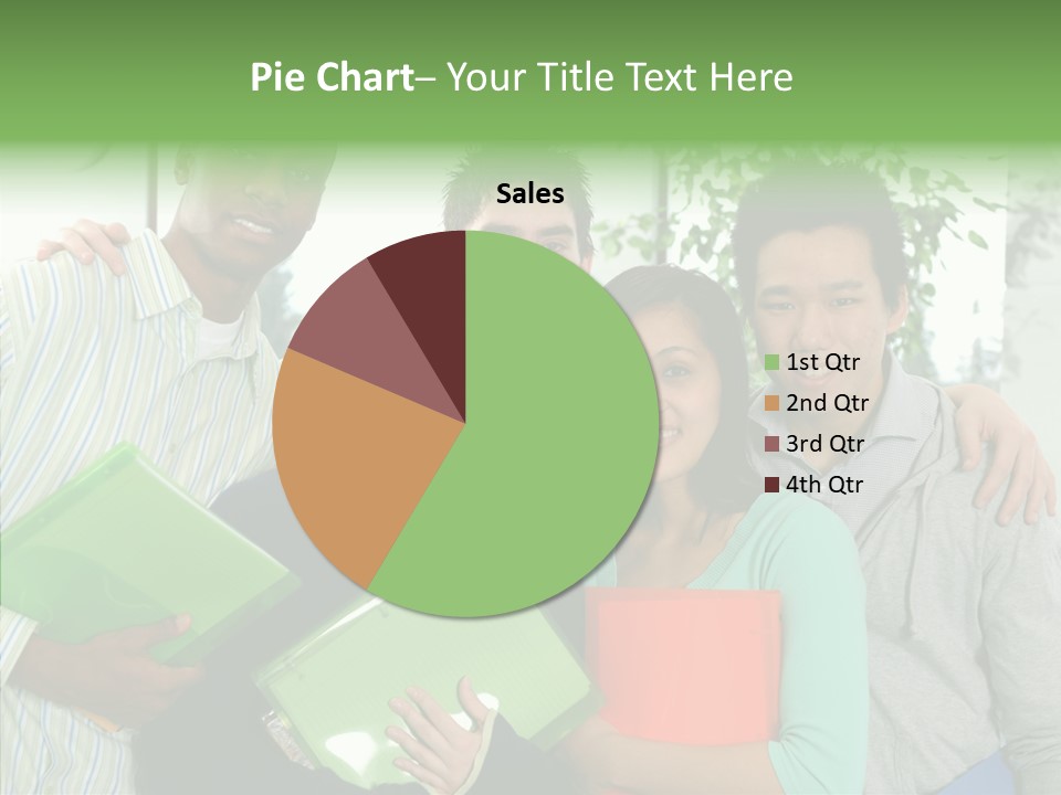 Touching Grandmother Senior PowerPoint Template