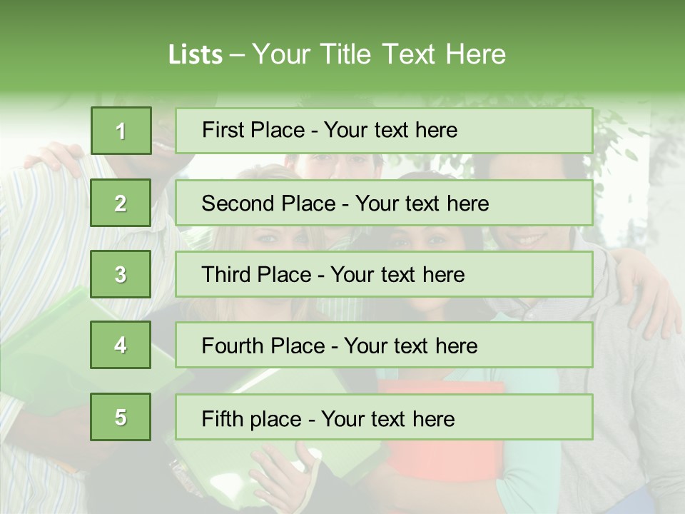 Touching Grandmother Senior PowerPoint Template