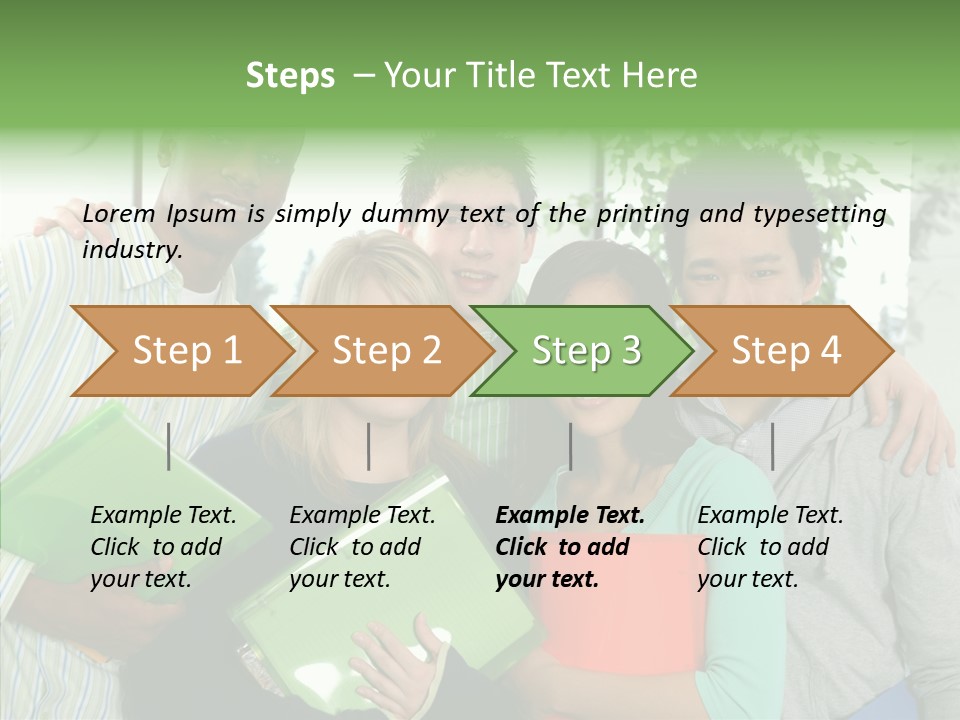 Touching Grandmother Senior PowerPoint Template