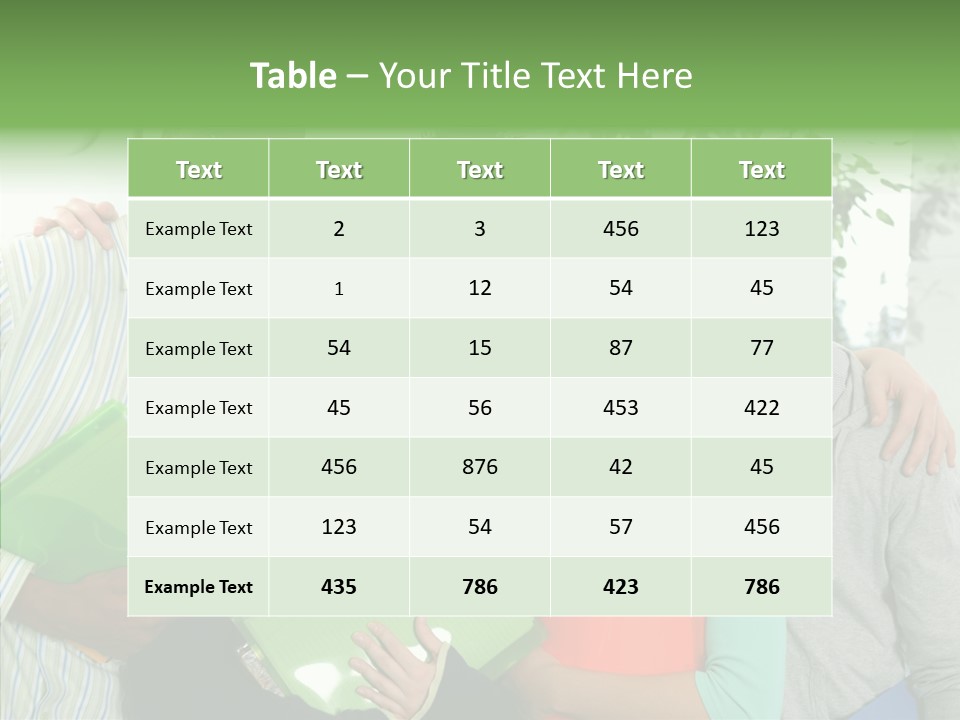 Touching Grandmother Senior PowerPoint Template
