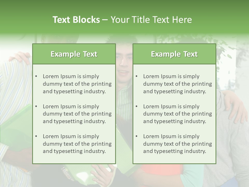 Touching Grandmother Senior PowerPoint Template