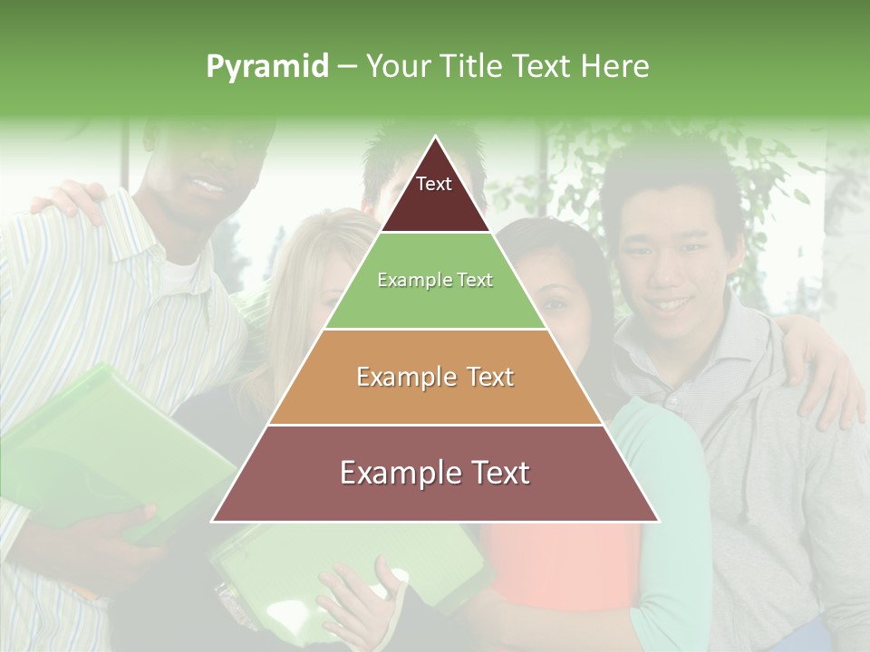 Touching Grandmother Senior PowerPoint Template