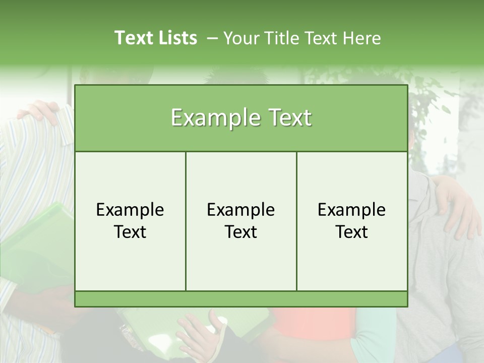 Touching Grandmother Senior PowerPoint Template