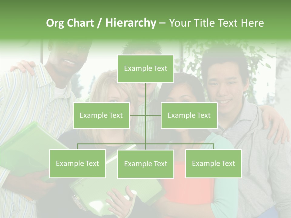 Touching Grandmother Senior PowerPoint Template