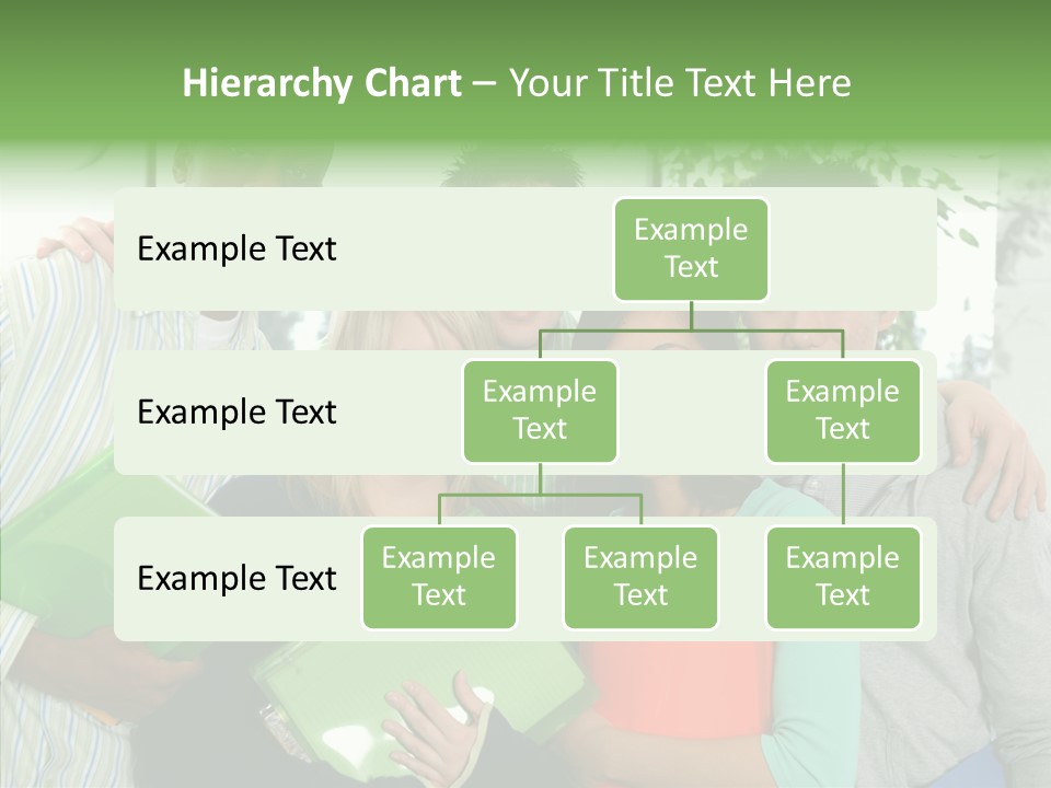 Touching Grandmother Senior PowerPoint Template