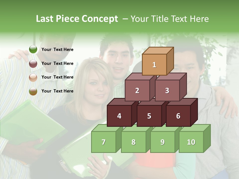 Touching Grandmother Senior PowerPoint Template