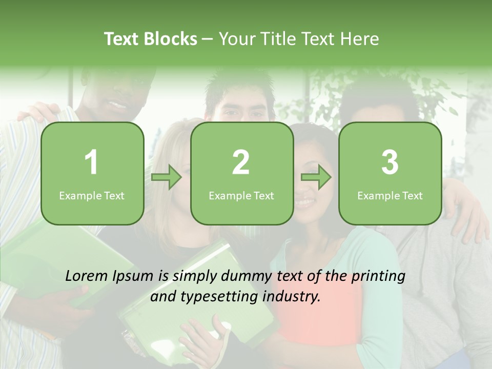 Touching Grandmother Senior PowerPoint Template