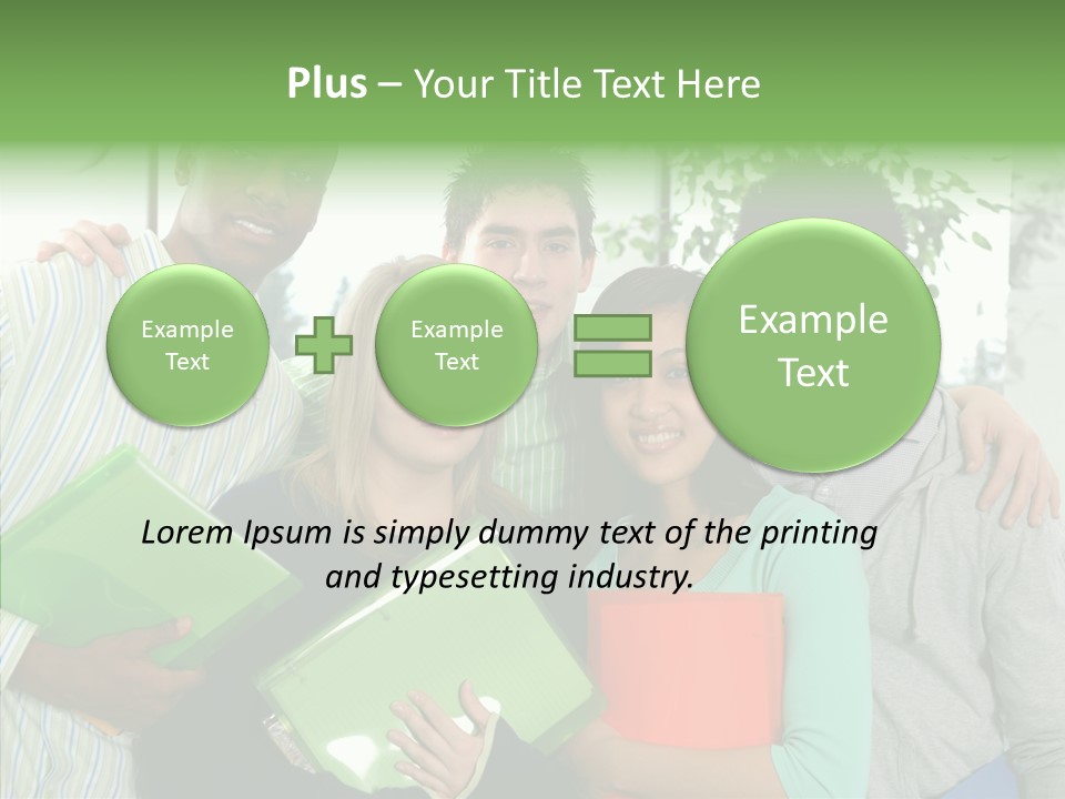 Touching Grandmother Senior PowerPoint Template