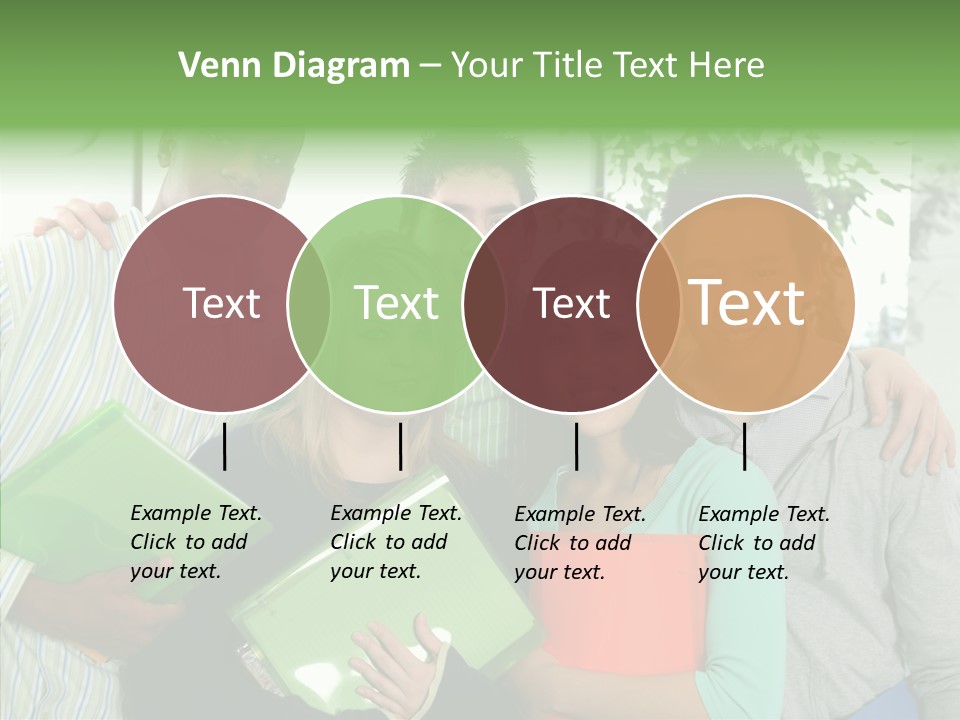 Touching Grandmother Senior PowerPoint Template