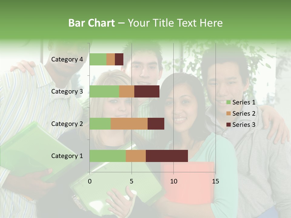 Touching Grandmother Senior PowerPoint Template