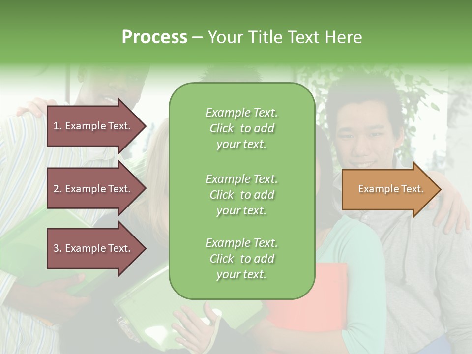 Touching Grandmother Senior PowerPoint Template