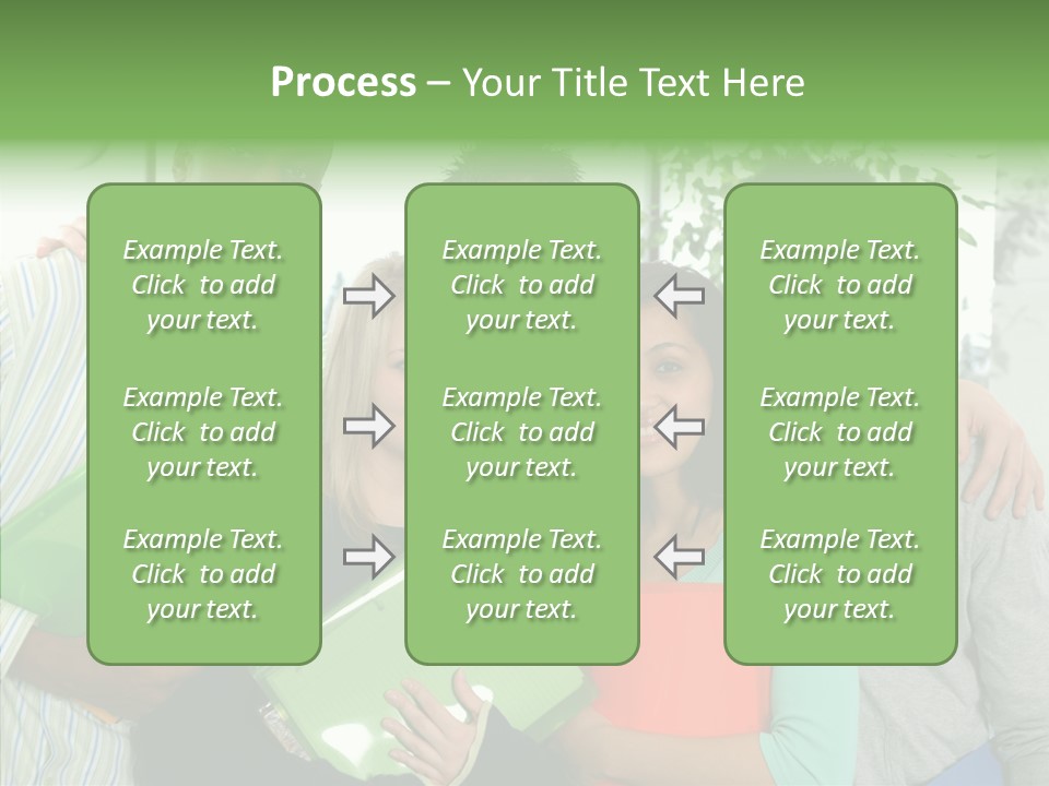 Touching Grandmother Senior PowerPoint Template