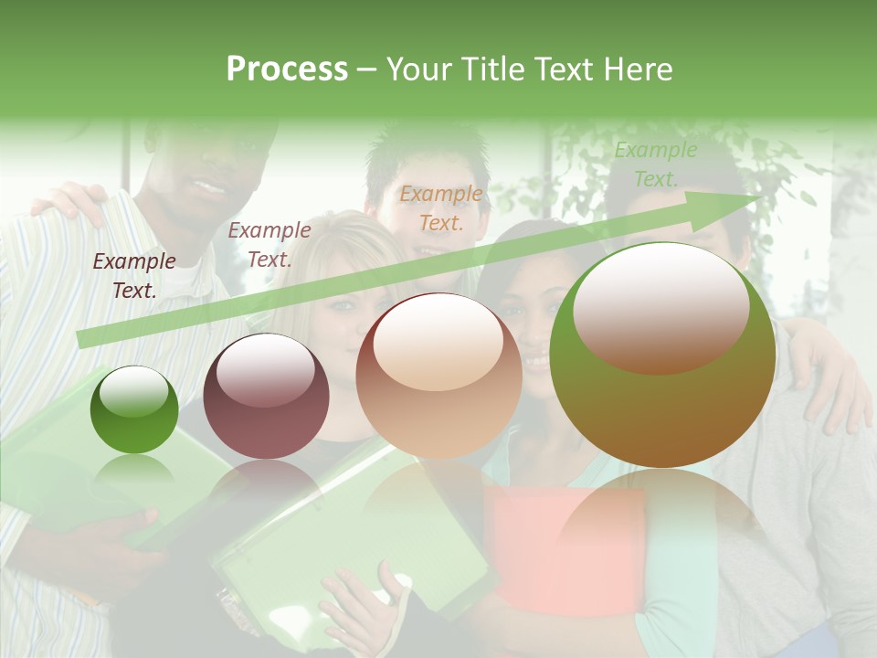 Touching Grandmother Senior PowerPoint Template