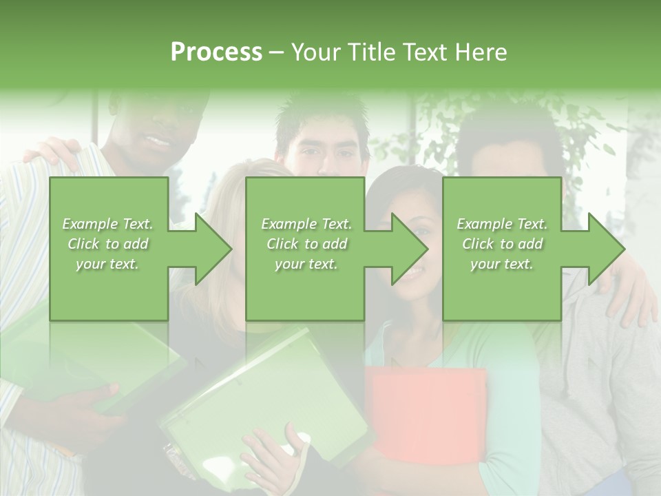 Touching Grandmother Senior PowerPoint Template
