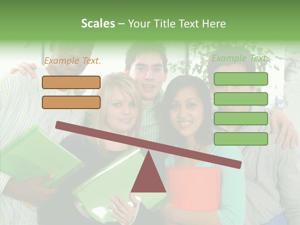 Touching Grandmother Senior PowerPoint Template