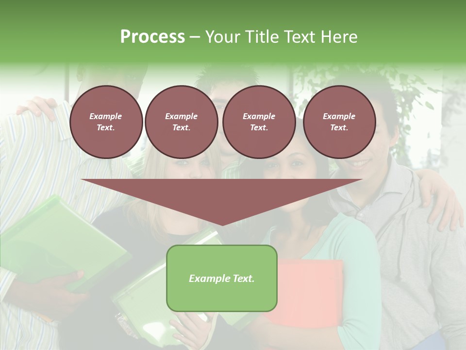 Touching Grandmother Senior PowerPoint Template