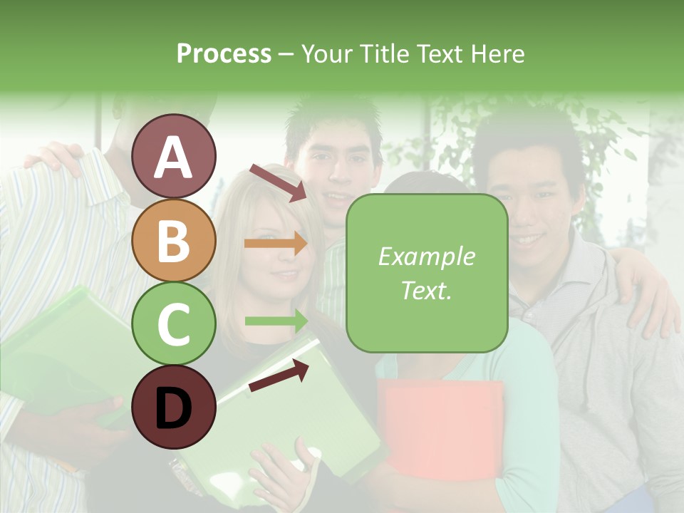 Touching Grandmother Senior PowerPoint Template