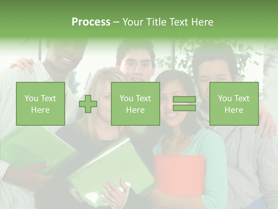 Touching Grandmother Senior PowerPoint Template