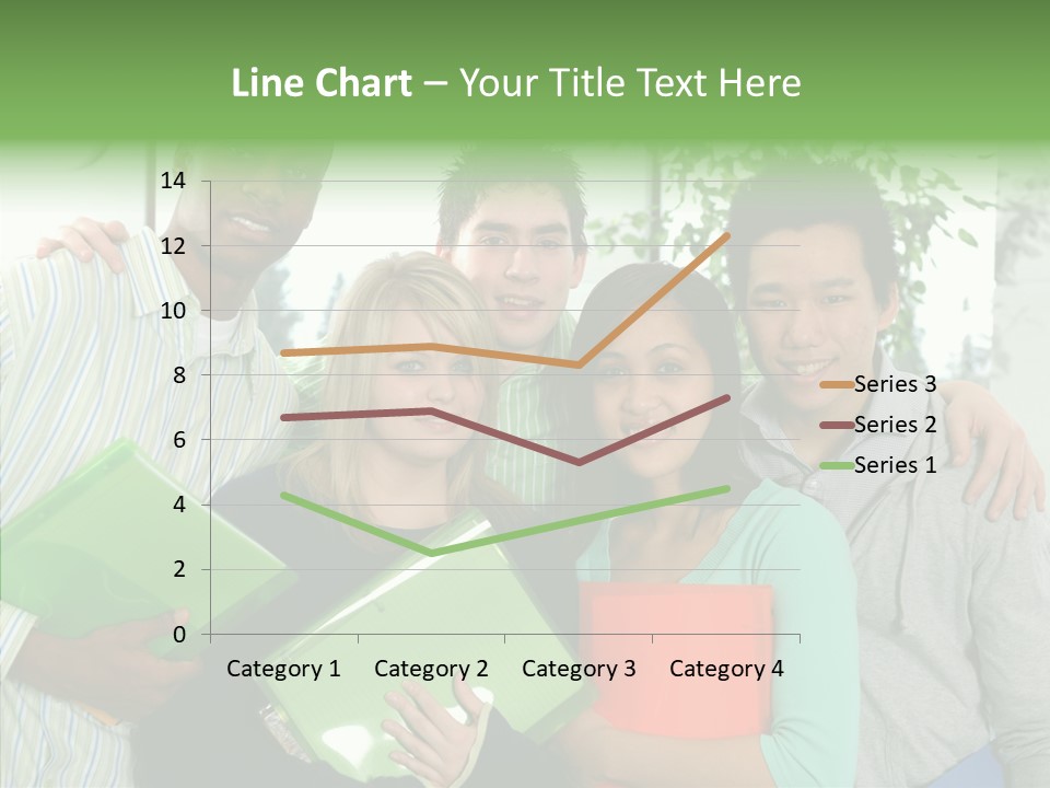 Touching Grandmother Senior PowerPoint Template