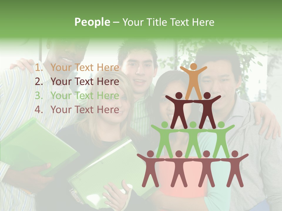 Touching Grandmother Senior PowerPoint Template