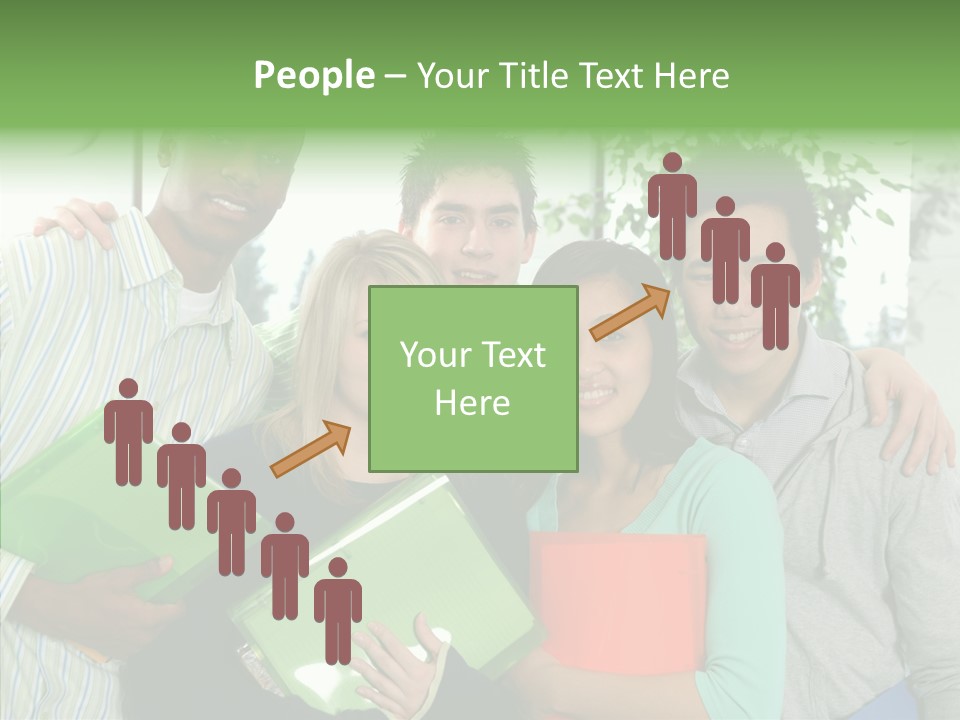 Touching Grandmother Senior PowerPoint Template