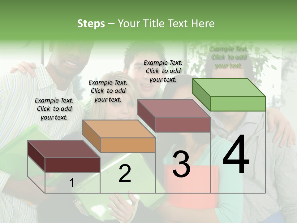 Touching Grandmother Senior PowerPoint Template