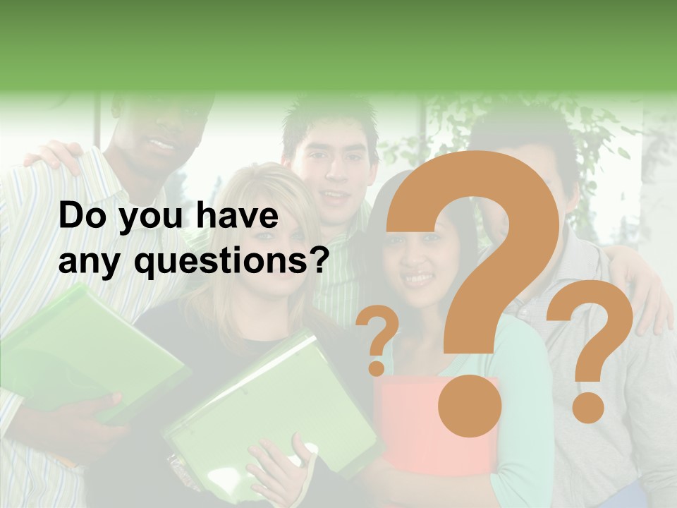 Touching Grandmother Senior PowerPoint Template