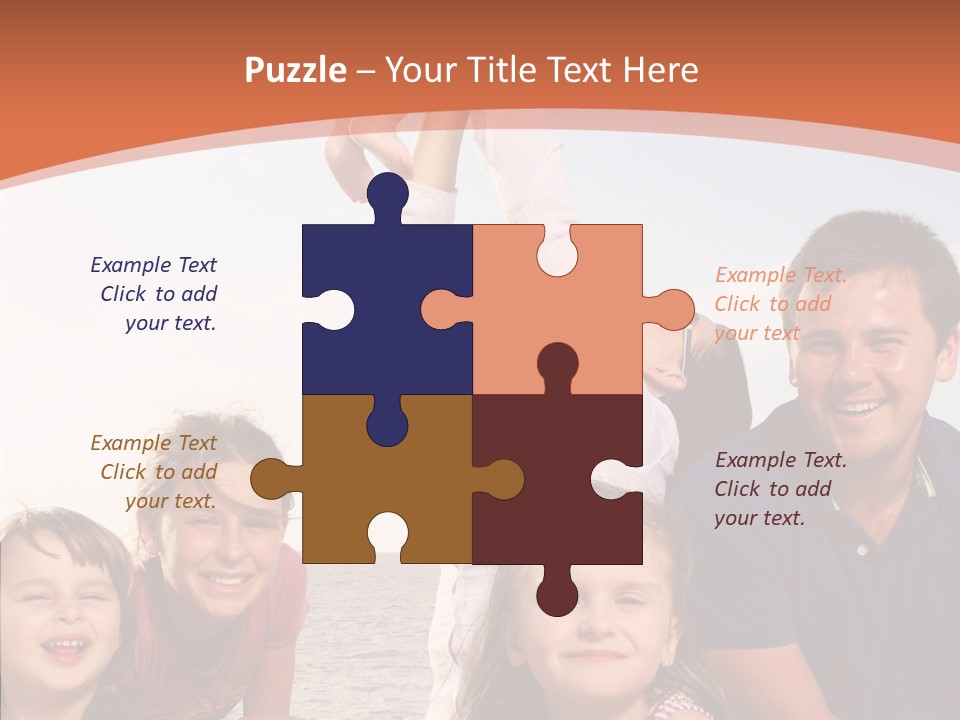 White Care Caregiver PowerPoint Template