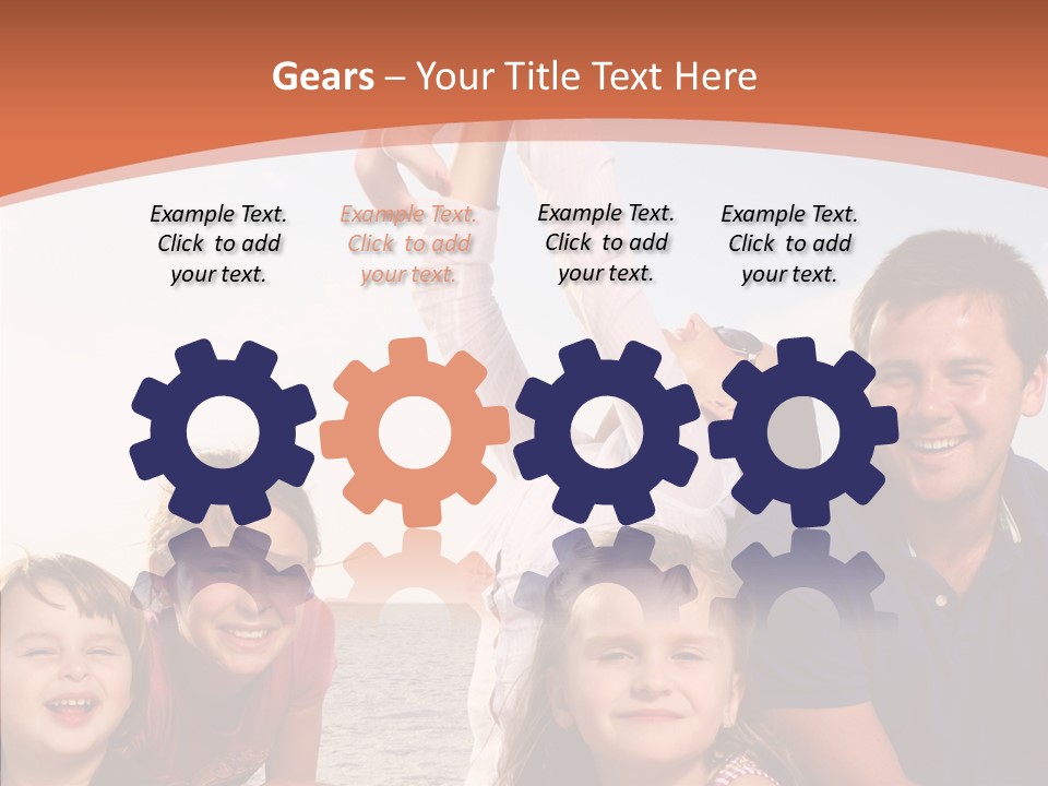 White Care Caregiver PowerPoint Template