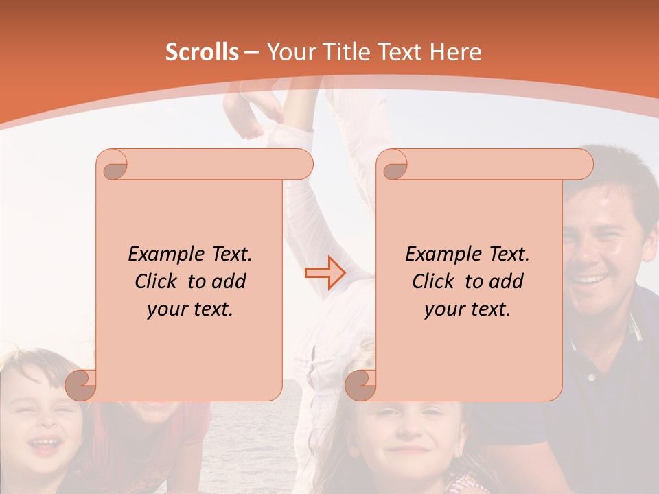 White Care Caregiver PowerPoint Template