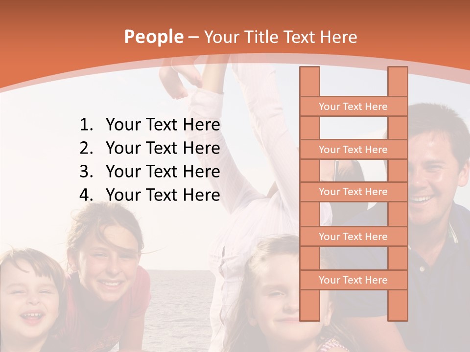 White Care Caregiver PowerPoint Template