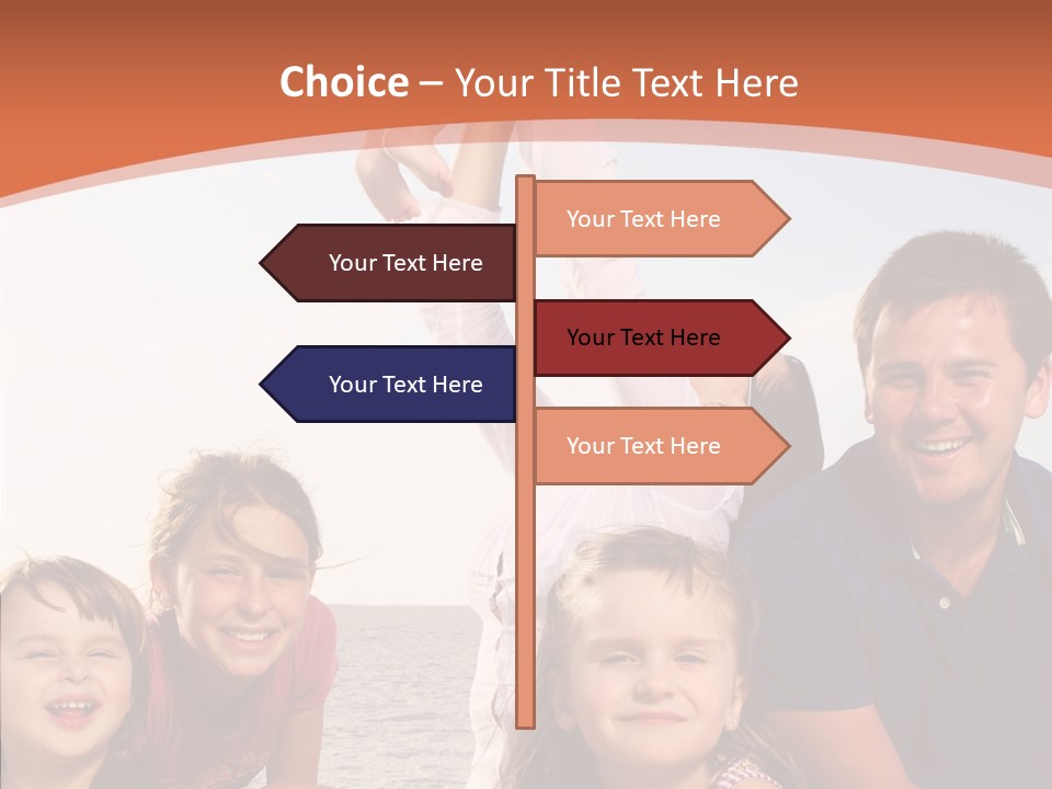 White Care Caregiver PowerPoint Template