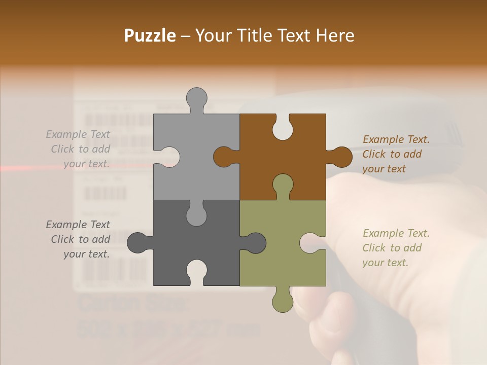 Female Help Two PowerPoint Template