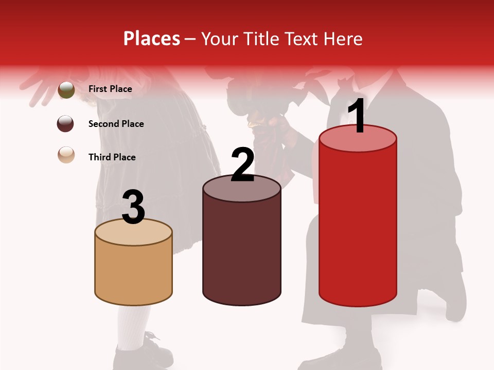 White Grandmother Background PowerPoint Template