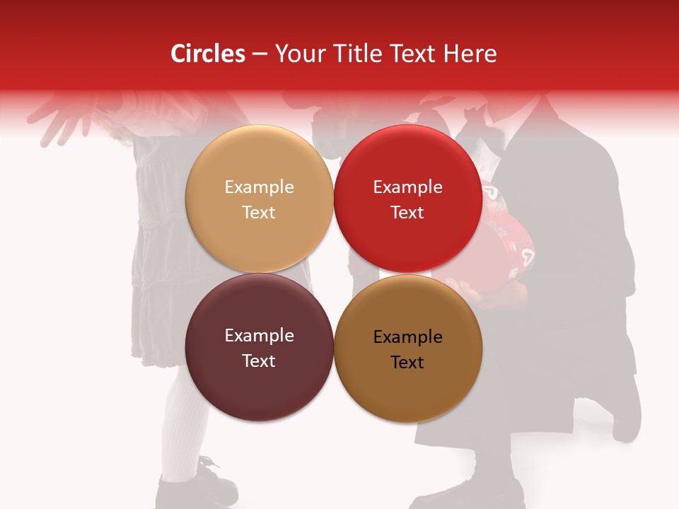 White Grandmother Background PowerPoint Template