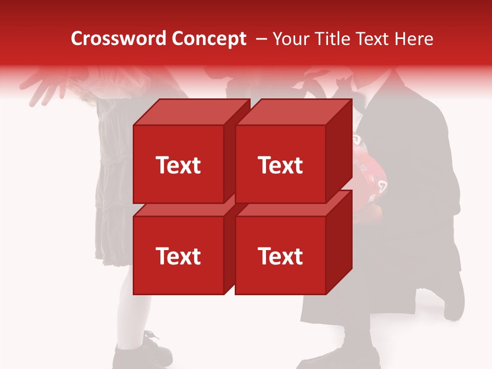 White Grandmother Background PowerPoint Template