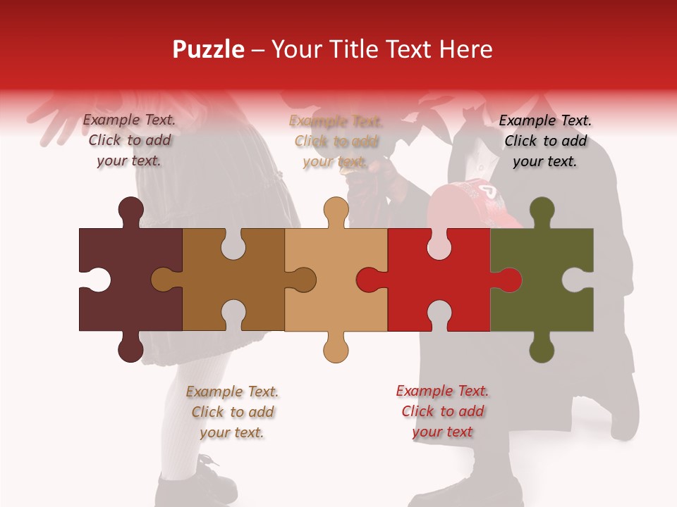 White Grandmother Background PowerPoint Template