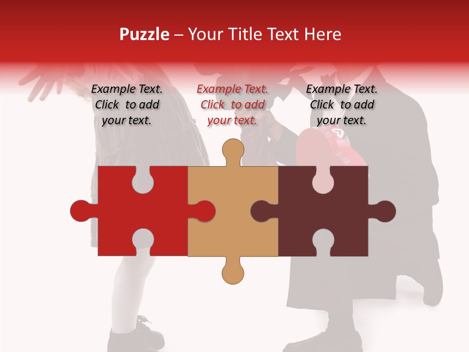 White Grandmother Background PowerPoint Template