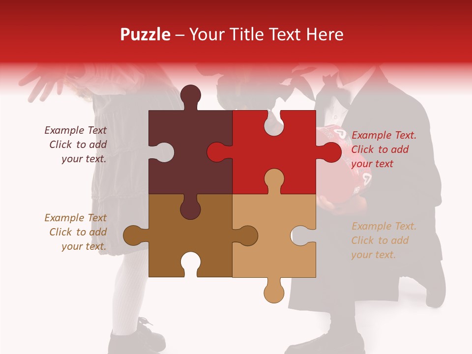 White Grandmother Background PowerPoint Template