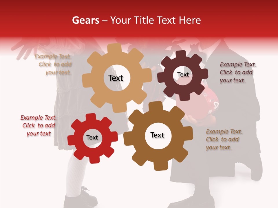 White Grandmother Background PowerPoint Template