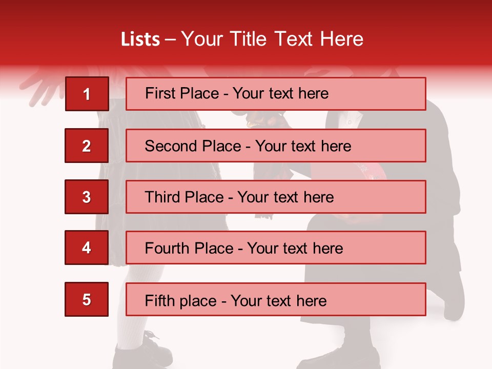 White Grandmother Background PowerPoint Template