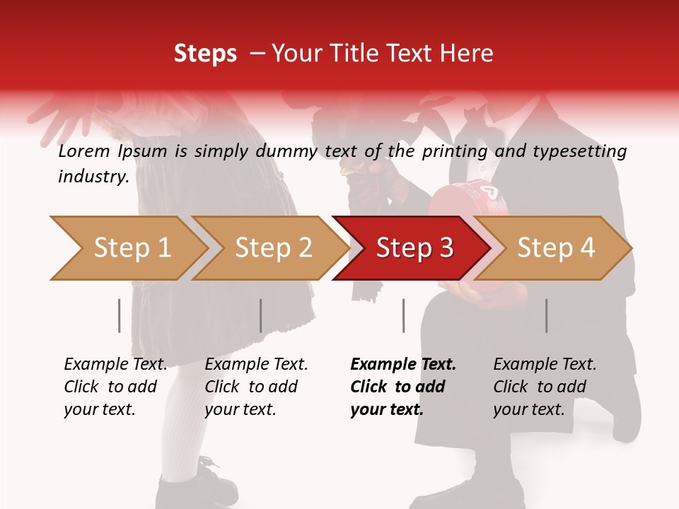 White Grandmother Background PowerPoint Template