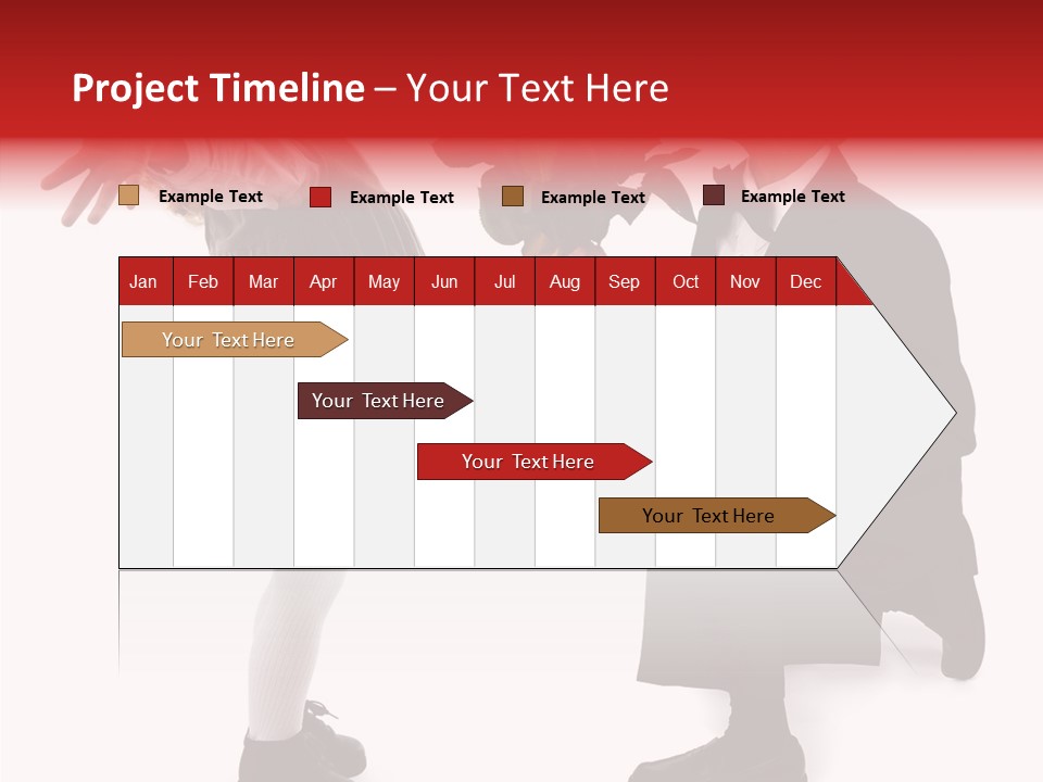 White Grandmother Background PowerPoint Template
