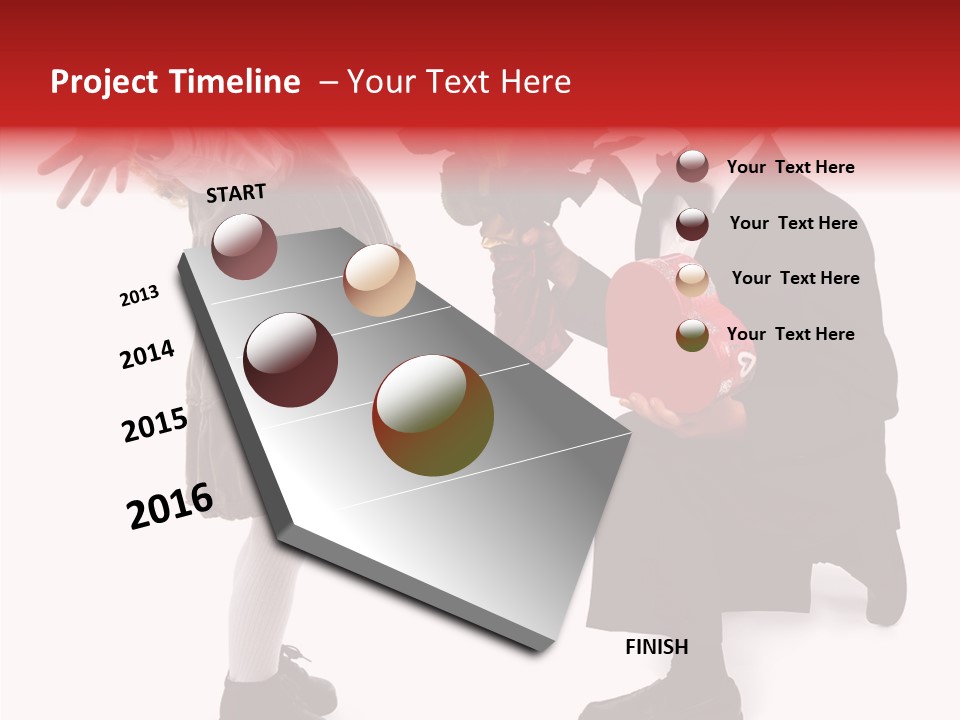 White Grandmother Background PowerPoint Template