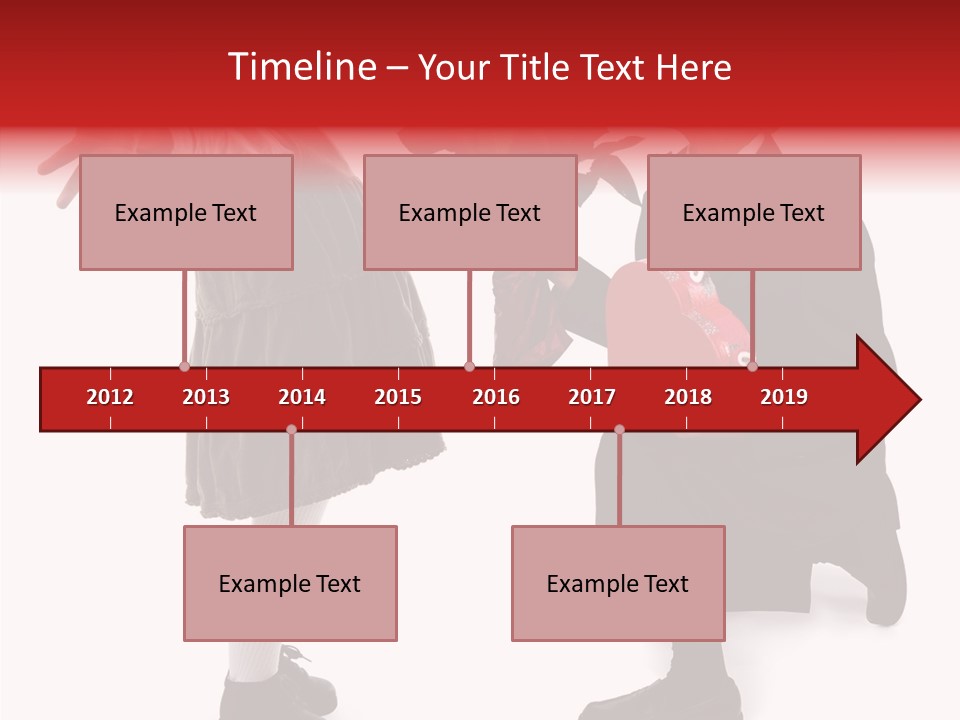 White Grandmother Background PowerPoint Template