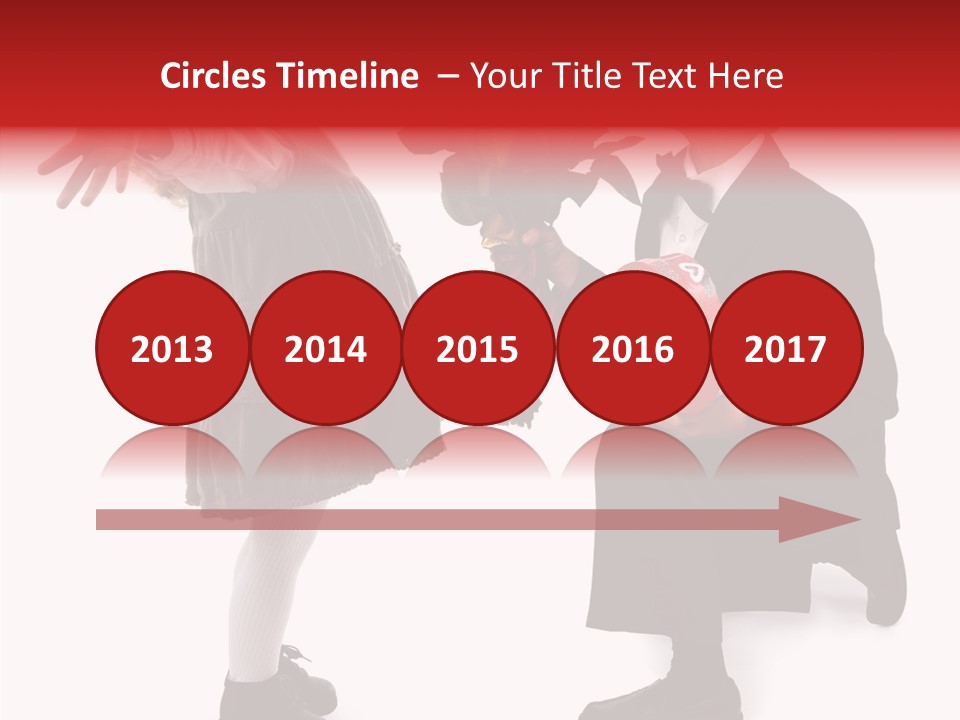 White Grandmother Background PowerPoint Template