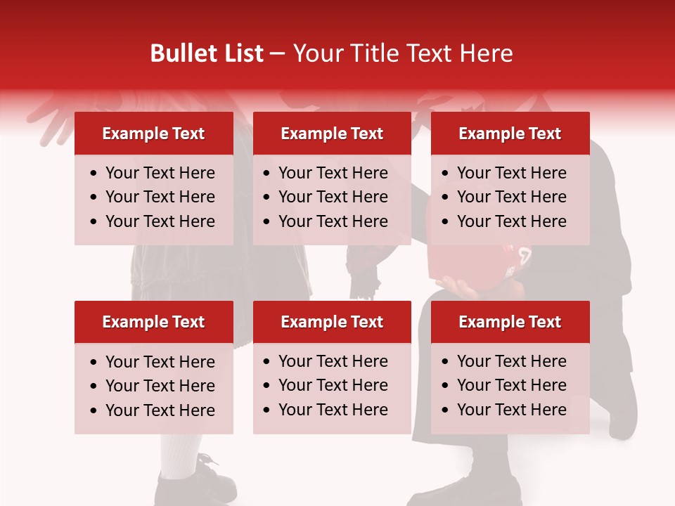 White Grandmother Background PowerPoint Template